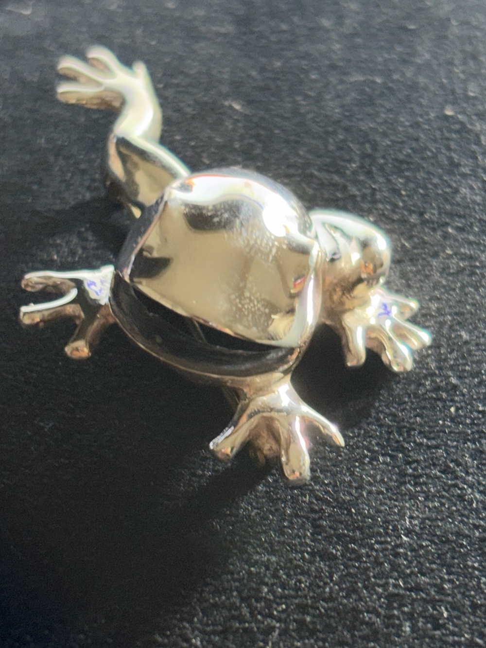 Sterling Silver Frog Brooch/Pin